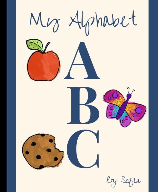 My Alphabet, by Sofia — a sample littleAuthors book